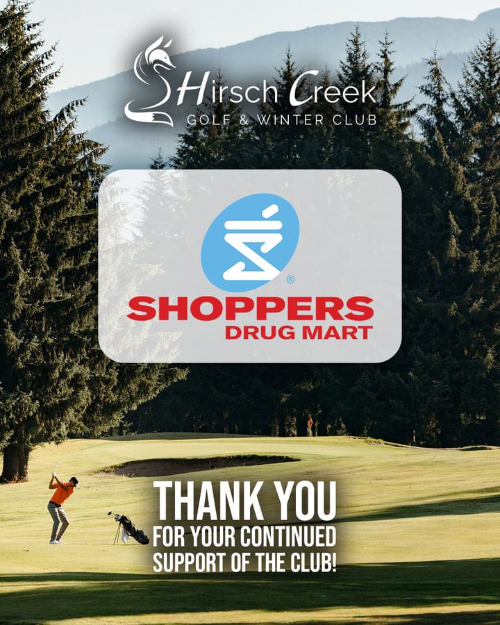 Thank you to Shoppers Drug Mart — 2026 league sponsor