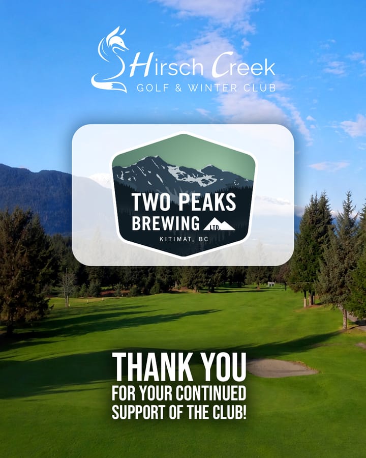 Thank you to Two Peaks Brewing — 2026 league sponsor