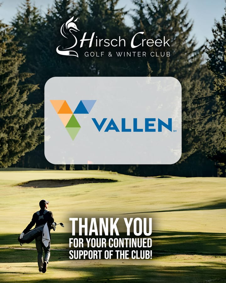 Thank you to Vallen — 2026 league sponsor